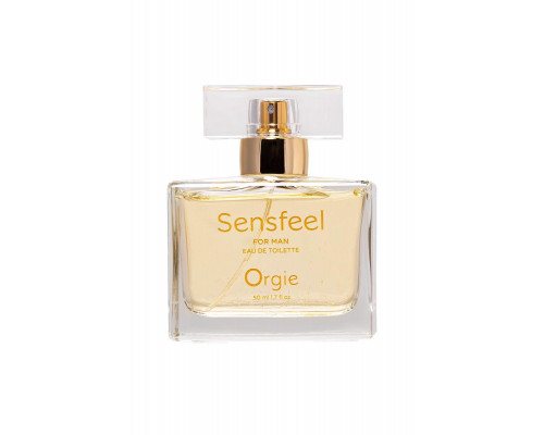 Туалетная вода с феромонами Orgie SENSFEEL, для мужчин, 50 мл