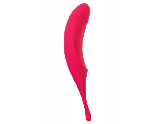 Точечный вибратор с вакуумной стимуляцией Satisfyer Twirling Pro, силикон, красный 20 см