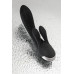 Вибратор с клиторальным стимулятором Satisfyer Double Flex Connect App, черный, силикон, 20 см