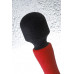 Двусторонний вибромассажер Black&Red by TOYFA, силикон, красный, 21 см