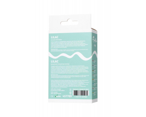 Вакуум-волновой стимулятор клитора Flovetta LILAC, ABS пластик, фиолетовый, 12,5 см