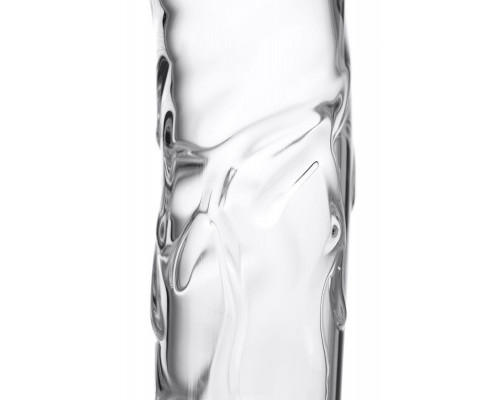 Нереалистичный фаллоимитатор Sexus Glass, стекло, прозрачный, 19,5 см