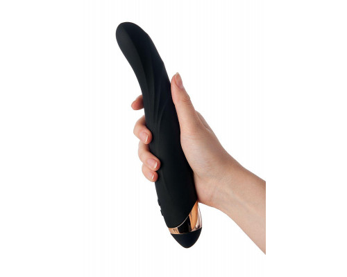 Нереалистичный вибратор WANAME D-SPLASH Tornado, силикон, черный, 25 см