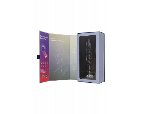 Фаллоимитатор Satisfyer Sparkling, стекло, прозрачный, 21 см