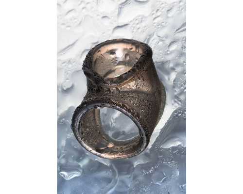 Эрекционное кольцо на пенис XLover by TOYFA, TPE, черный прозрачный, 3,5 см