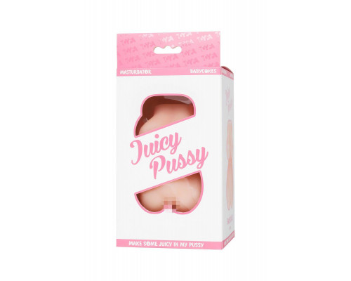 Мастурбатор реалистичный Juicy Pussy by TOYFA Babycakes, TPE, телесный, 14,5 см
