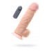 Вибратор-гигант LoveToy, реалистичный, neoskin, телесный, 24,5 см, Ø 6,7 см