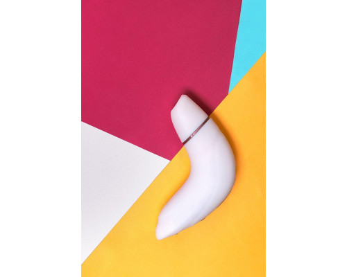 Стимулятор клитора Satisfyer Pro Plus Vibration, силикон+ABS пластик, белый, 19 см.