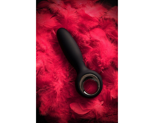 Анальный стимулятор POPO Pleasure by TOYFA Sagitta, силикон, черный, 9 см