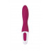 Вибратор с подогревом Satisfyer Heated Thrill Connect App, бордовый, 20,6 см