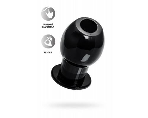 Анальная втулка TOYFA Basic S, TPE, чёрный, 6 см
