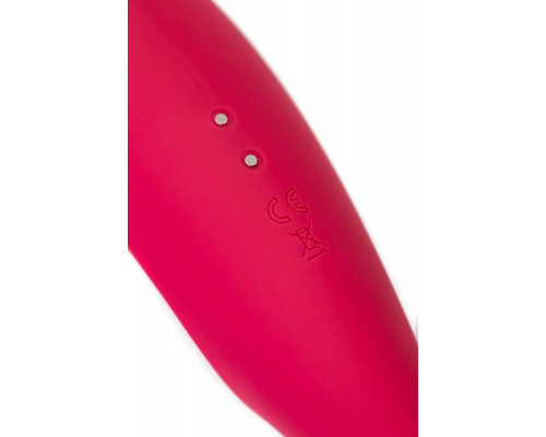 Точечный вибратор с вакуумной стимуляцией Satisfyer Twirling Pro, силикон, красный 20 см