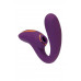 Массажер с двойной стимуляцией L'Eroina Megam, силикон, фиолетовый, 27,5 см