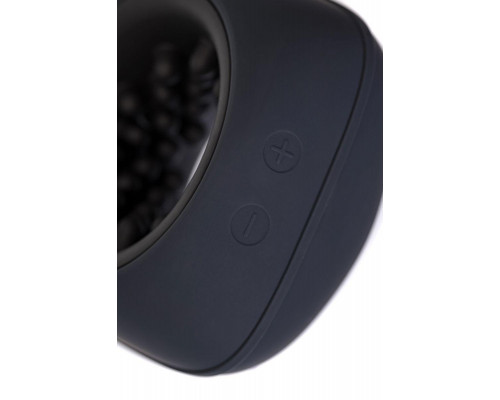 Вибромастурбатор нереалистичный Satisfyer Ring Stroker, силикон, чёрный, 9,1 см.