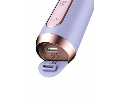 Мини-вибратор с 3D пульсацией Satisfyer Bold Kiss с USB-C зарядкой, силикон, ABS, розовый, 12,5 см