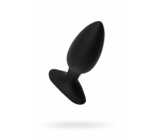 Анальная втулка LOVENSE Hush 2 (S), силикон, черная, 12,1 см, Ø 3,8 см