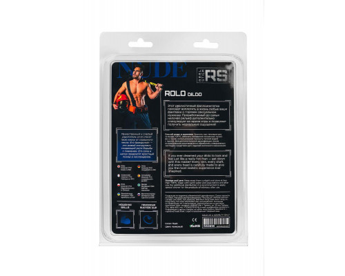 Реалистичный фаллоимитатор RealStick Nude Rolo, PVC, телесный, 17 см