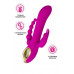 Тройной вибратор A-Toys by TOYFA TRINNY, силикон, фиолетовый, 21,5 см