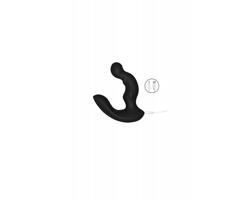 Стимулятор простаты Levett Nero, силикон, черный, 12 см