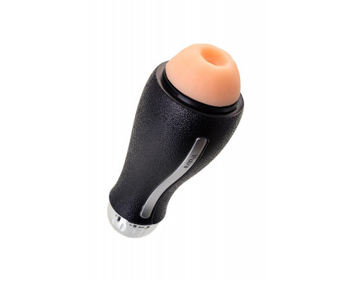 Мастурбатор нереалистичный Nalone Bling, TPE, чёрный, 19,8 см