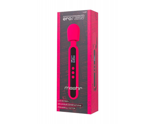 Интимный массажер eroTEQ by TOYFA Mashr, силикон, розовый, 23,5 см