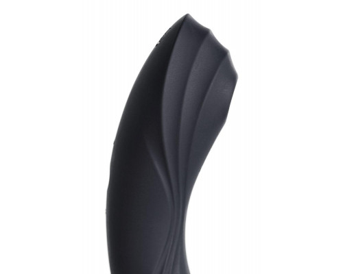 Вакуумный стимулятор клитора с вибрацией Satisfyer Curvy Trinity 4, чёрный, 17 см