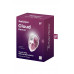 Вакуумный стимулятор клитора Satisfyer Cloud Dancer, силикон, красный, 9 см