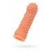 Насадка реалистичная KOKOS PENIS SLEEVE с дополнительной стимуляцией, TPE, телесная, 16.5 см