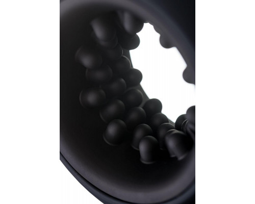 Вибромастурбатор нереалистичный Satisfyer Ring Stroker, силикон, чёрный, 9,1 см.