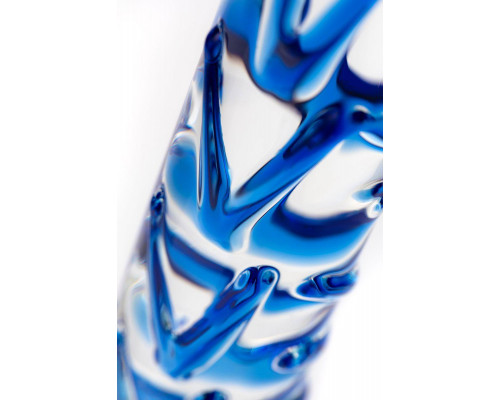 Нереалистичный фаллоимитатор Sexus Glass, стекло, прозрачный, 17 см
