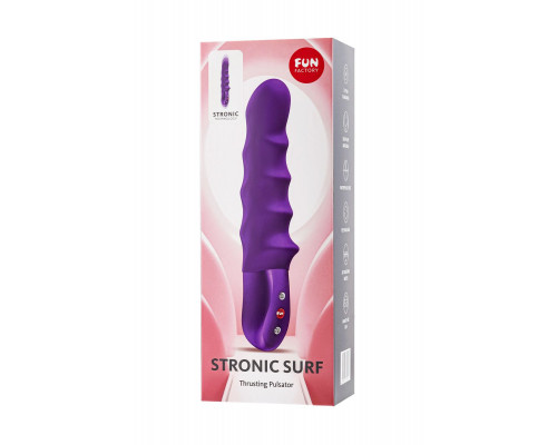 Пульсатор Fun Factory STRONIC Surf, силикон, фиолетовый, 20,5 см