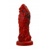 Вибратор Black&Red by TOYFA Monster Docus, силикон, красно-черный, 20 см
