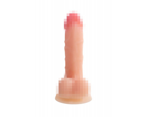 Фаллоимитатор RealStick Silicone Chris H, телесный, 17,5 см