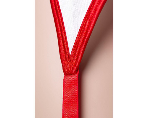 Костюм медсестры Candy Girl Leann (топ, стринги, чулки), бело-красный, OS