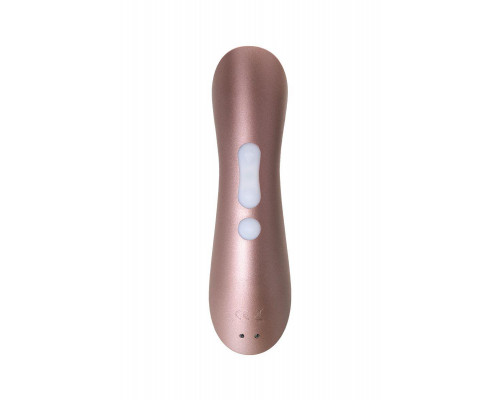 Вакуум-волновой стимулятор клитора Satisfyer Pro 2+, силикон, розовое золото, 15 см