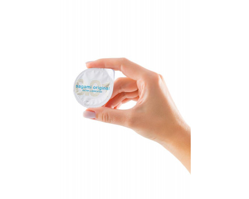 Презервативы Sagami, original 0.01, полиуретан, EXTRA LUB, 2 шт.
