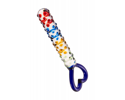 Нереалистичный фаллоимитатор Sexus Glass, стекло, прозрачный, 22,5 см