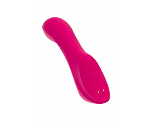 Вакуумный стимулятор клитора с вибрацией Satisfyer Curvy Trinity 3, красный, 17,7 см