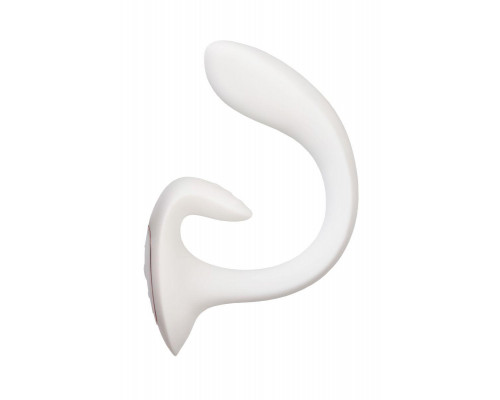 Вагинально-клиторальный вибратор Satisfyer G for Goddess 1, белый, 27 см