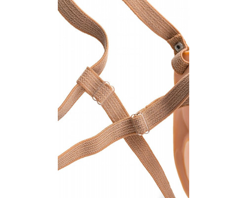 Фаллопротез RealStick Strap-On Ewan, TPE, телесный, 15 см