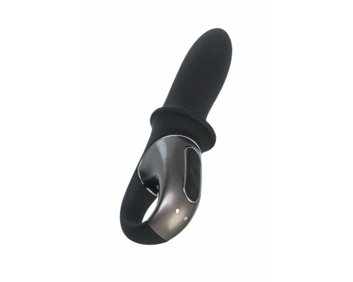 Анальный вибратор с нагревом Satisfyer Hot Passion Connect App, силикон, черный, 18 см