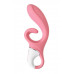 Нереалистичный вибратор Satisfyer Hug me Connect App, силикон, розовый, 20,5 см