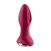 Анальный вибратор Satisfyer Rotator Plug 2+ Connect App, силикон, красный, 13,5 см