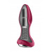 Анальный вибратор Satisfyer Rotator Plug 2+ Connect App, силикон, красный, 13,5 см