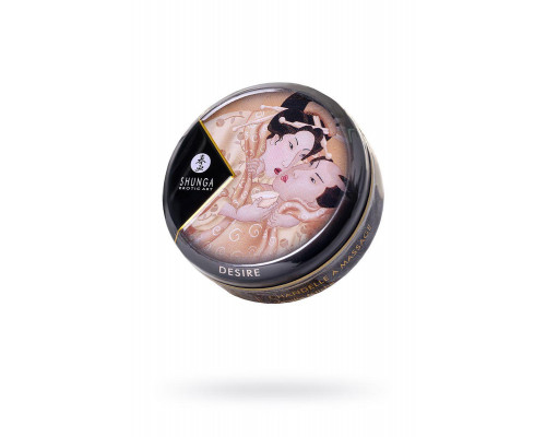 Массажное аромамасло в виде свечи Shunga «Желание. Ванильный фетиш» (Desire.Vanilla Fetish), 30 мл