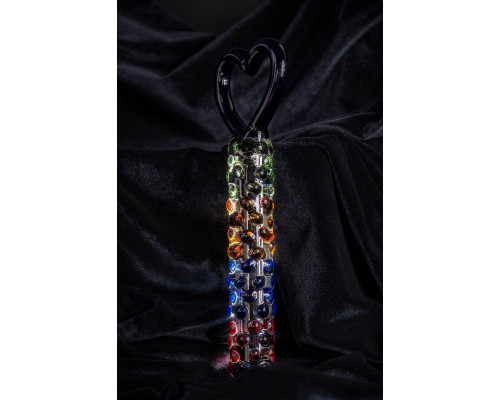 Нереалистичный фаллоимитатор Sexus Glass, стекло, прозрачный, 22,5 см