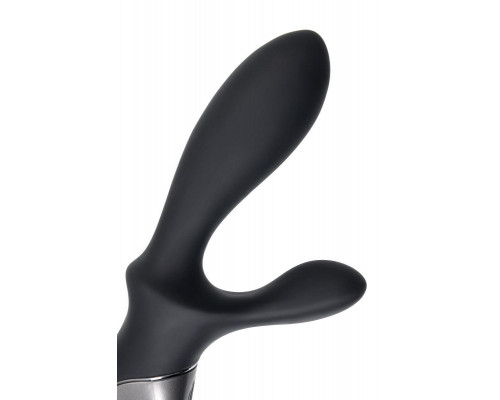 Вибростимулятор-унисекс с подогревом Satisfyer Heated Climax+ Connect App, черный, 20,7 см