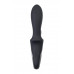 Вибростимулятор-унисекс с подогревом Satisfyer Heated Climax+ Connect App, черный, 20,7 см