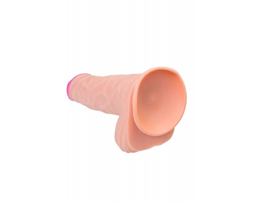 Фаллоимитатор-гигант LoveToy, реалистичный, neoskin, телесный, 27 см, Ø 6,8 см