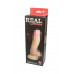 Фаллоимитатор неоскин на присоске REAL Standard Lovetoy, TPR, телесный, 17 см